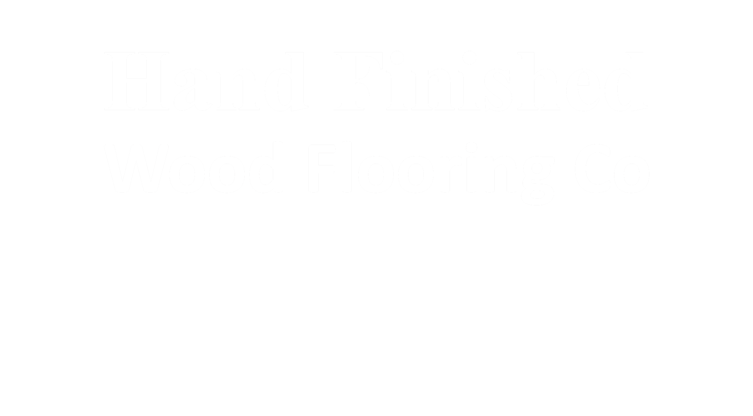 Hand Finished Wood Flooring